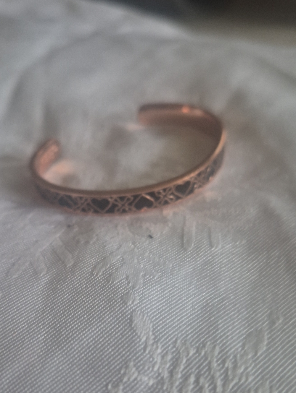 "Cosmic Love"  Open Cuff Bracelet